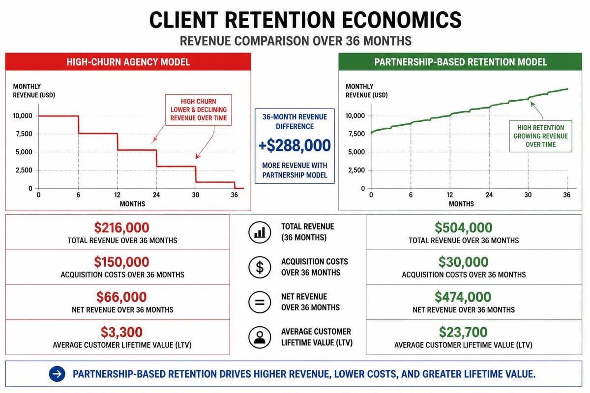 Client retention impact