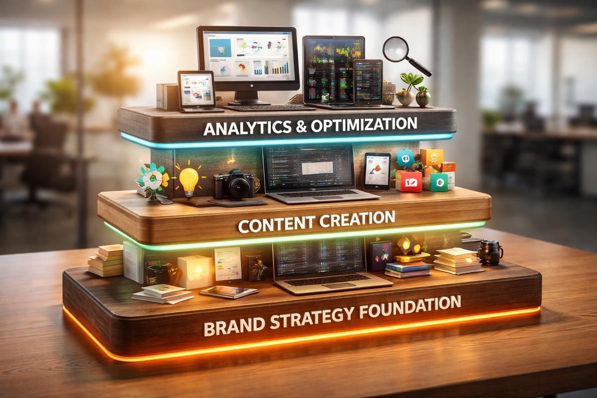 Full stack digital marketing layers