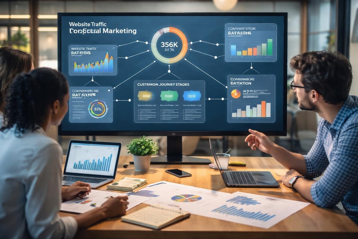 Marketing analytics dashboard