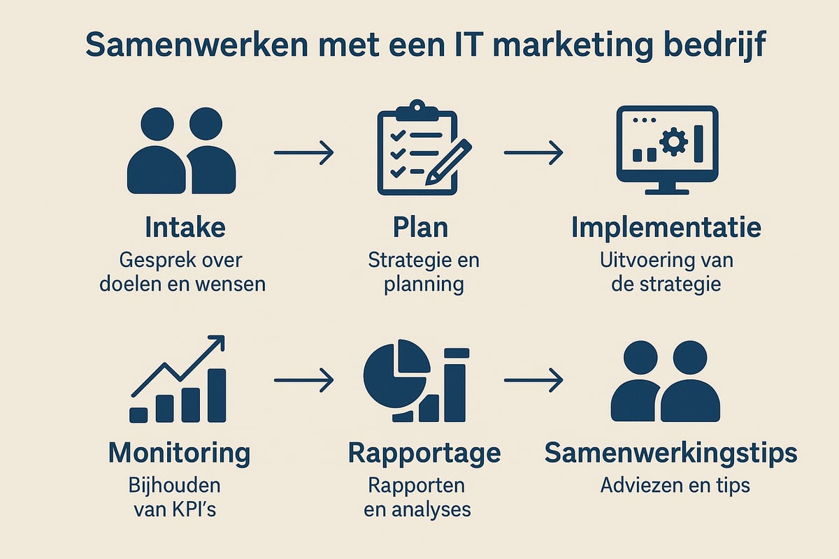 Stappenplan: Samenwerken met een IT Marketing Company