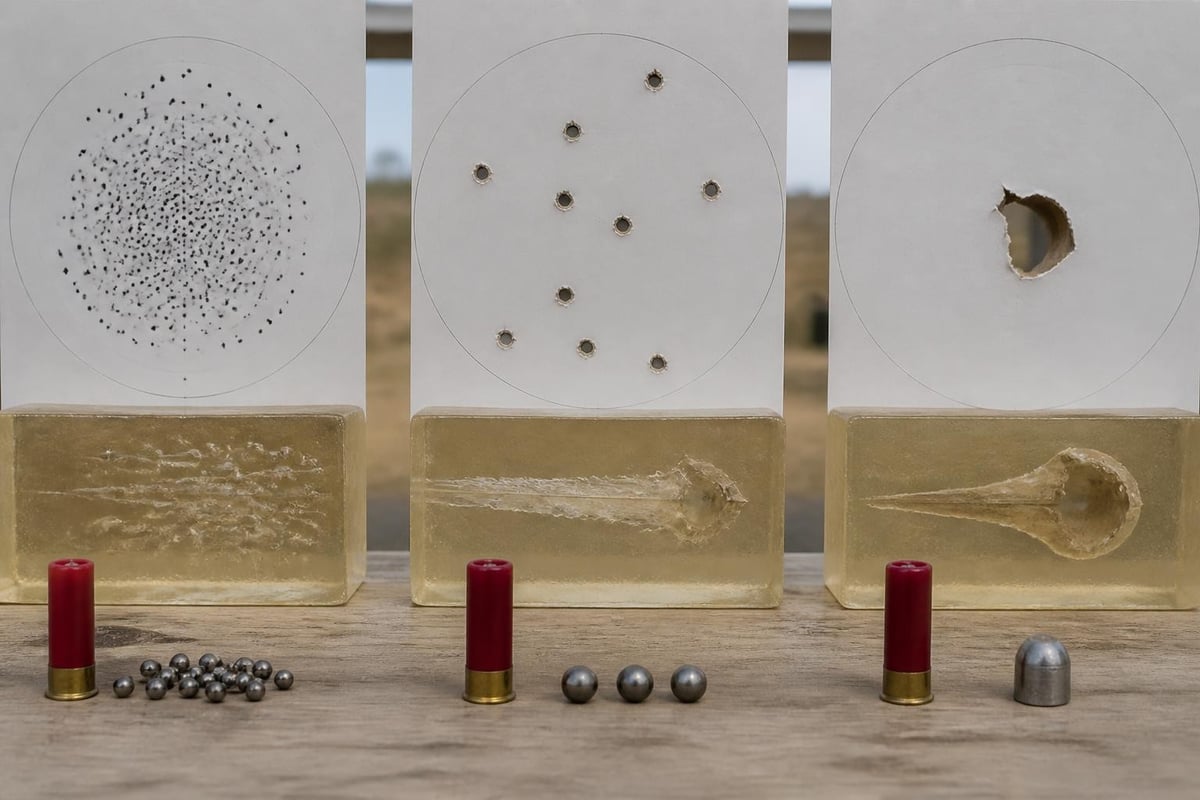 Shotgun ammunition types