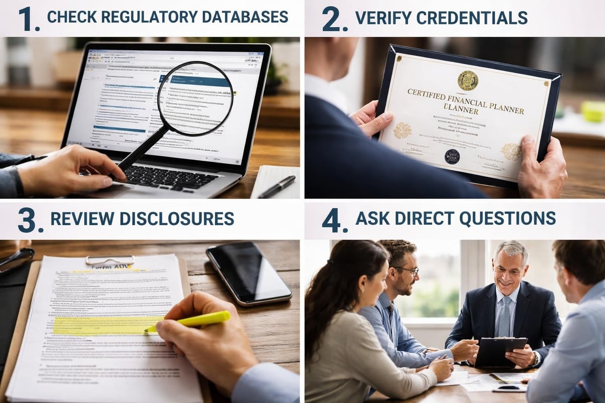 Advisor verification process
