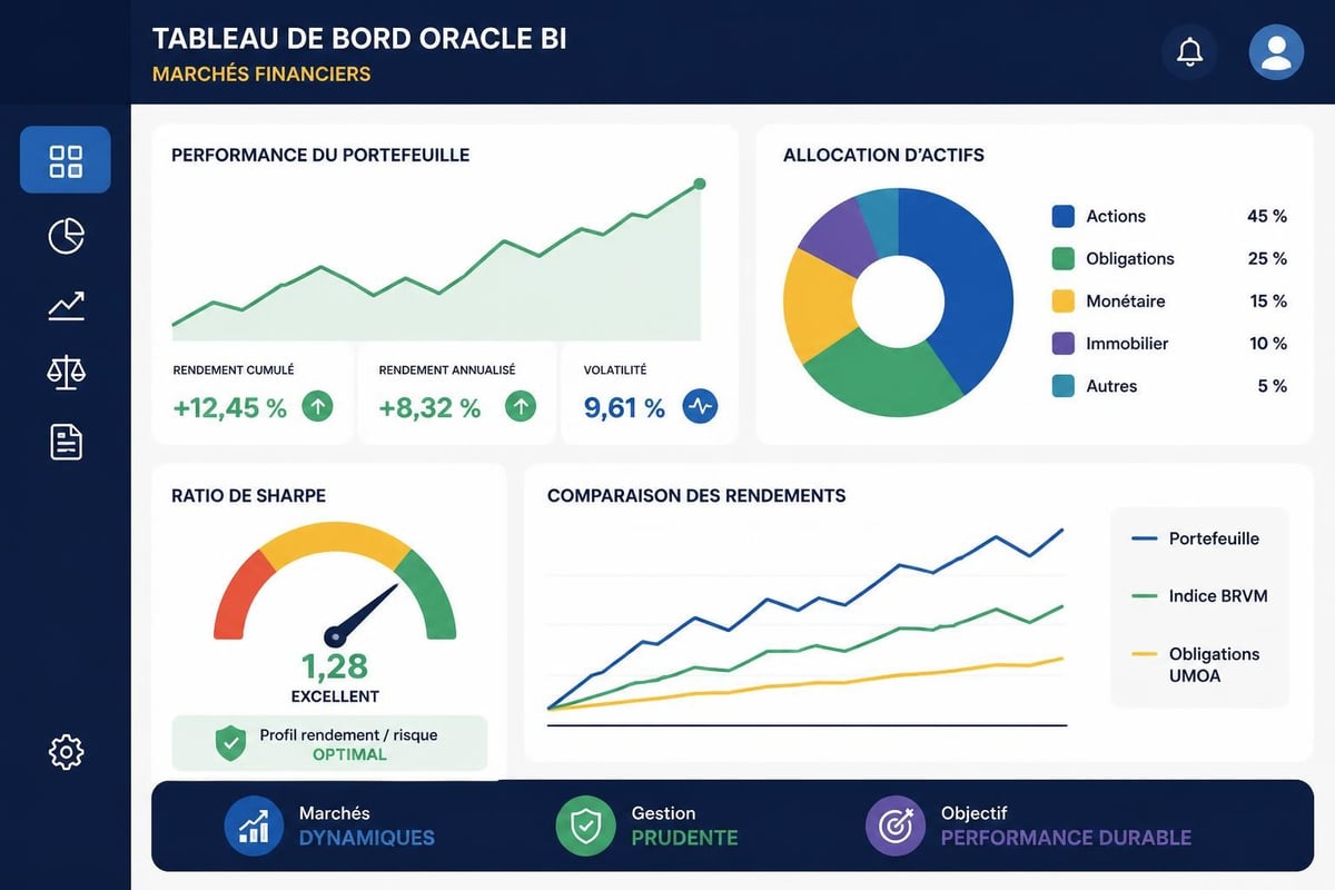 Tableaux de bord finance