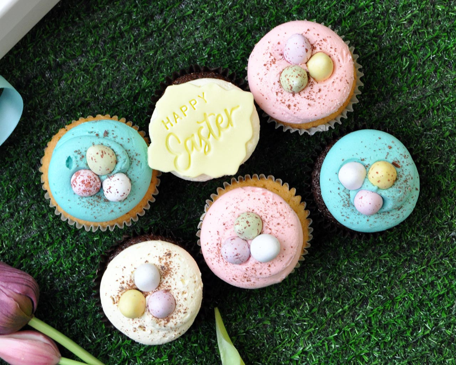 Gluten Free Mini Egg Cupcakes