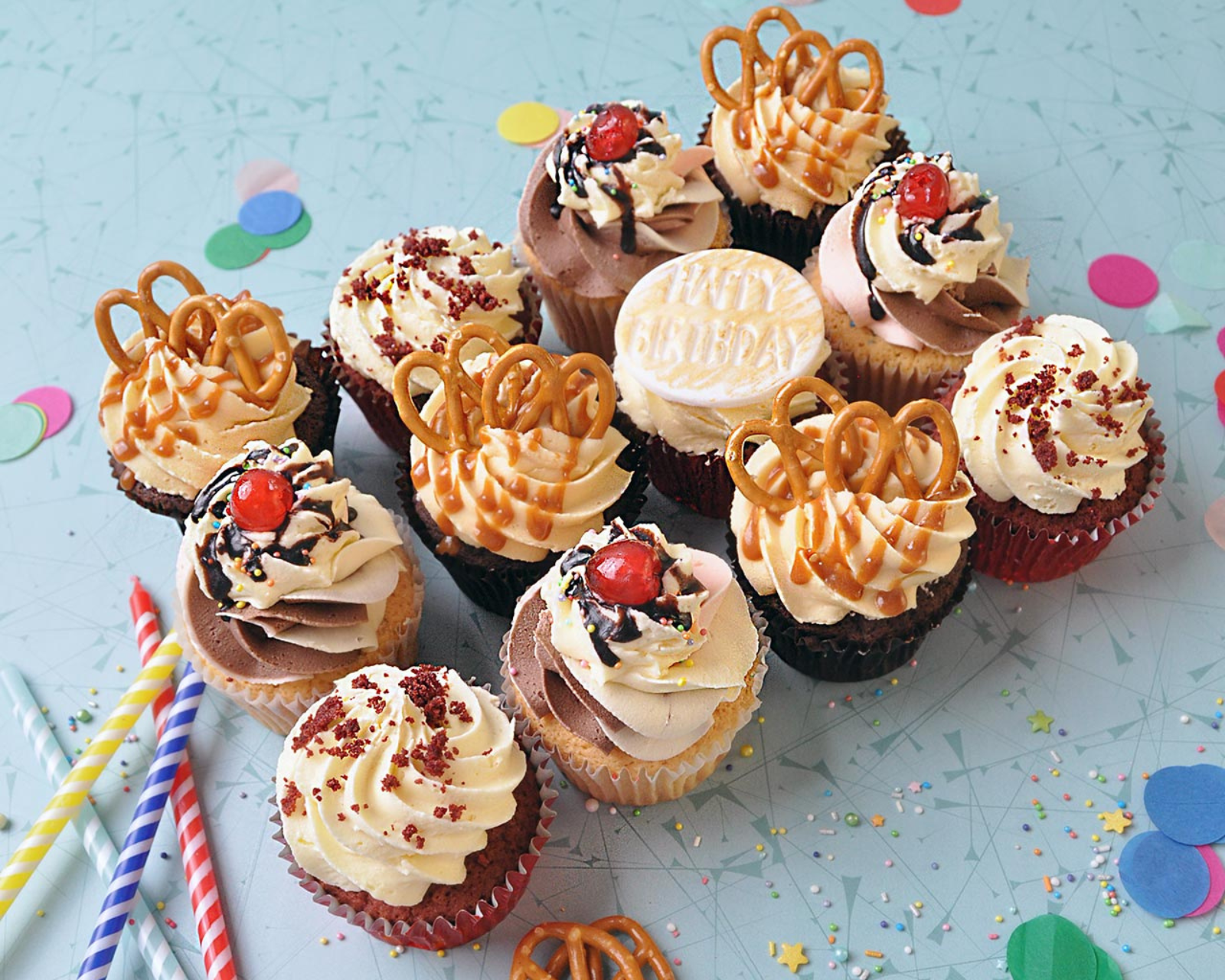 Birthday Cupcake Selection