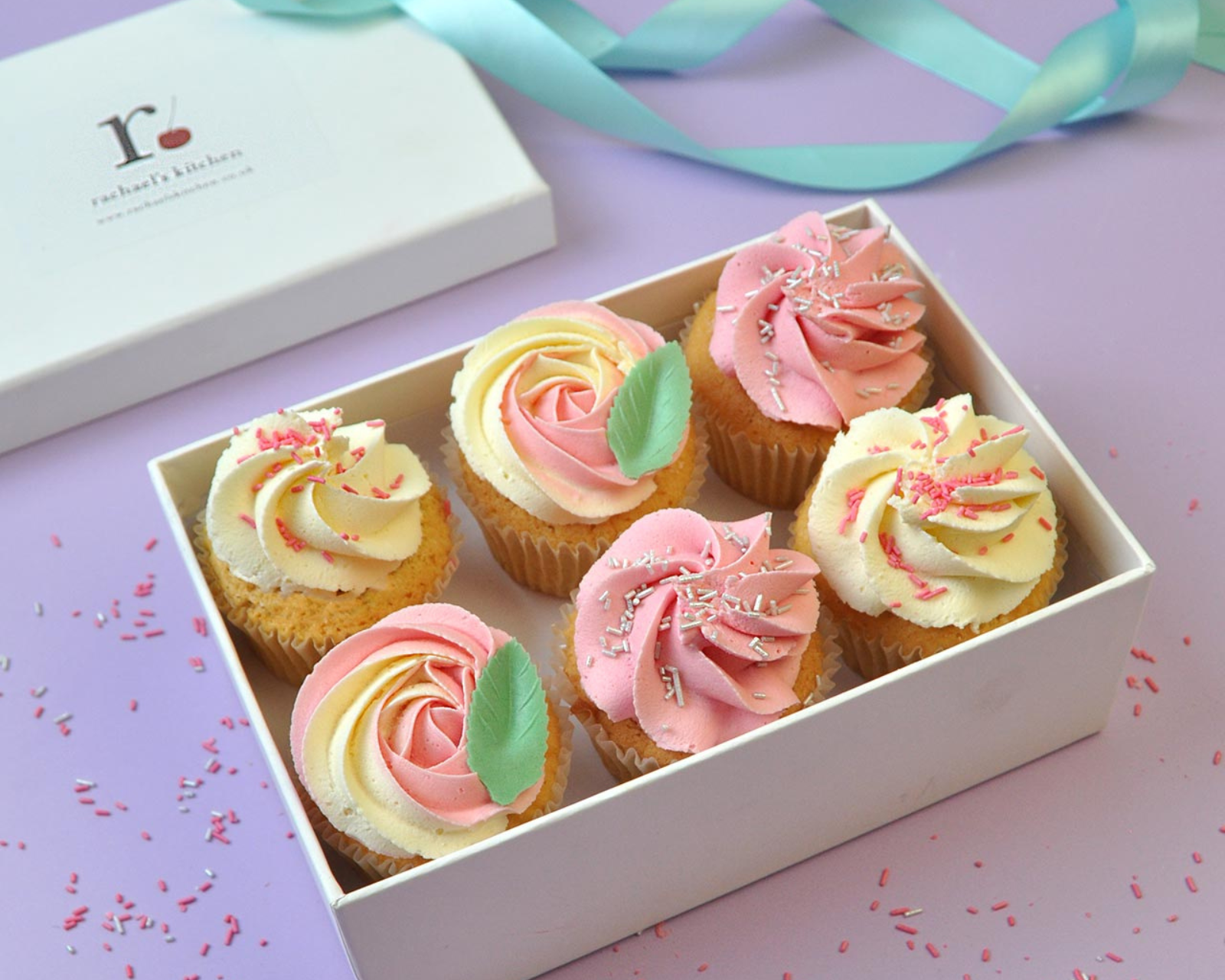 Pink Birthday Gluten Free Cupcake Selection