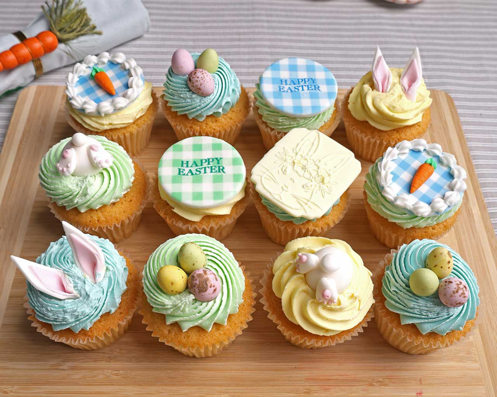 Easter Bunny Cupcakes