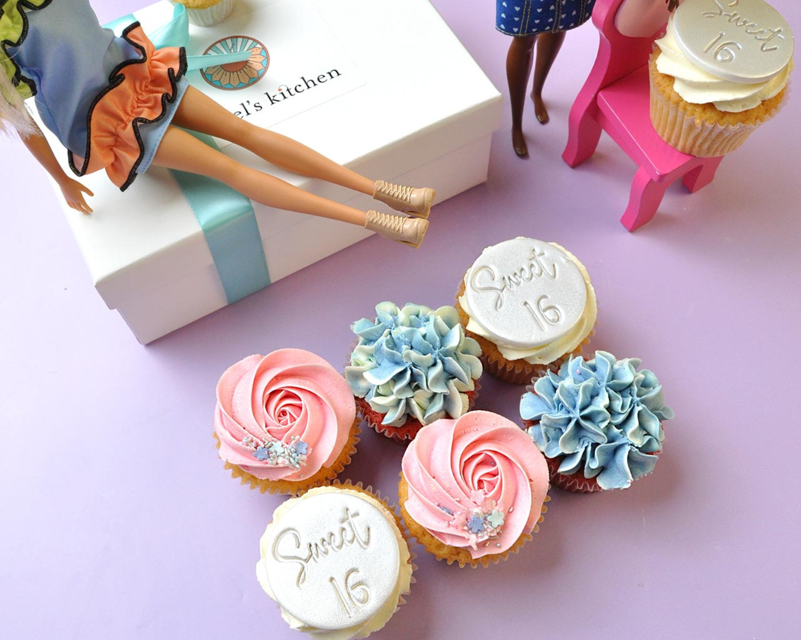 Sweet 16th Birthday Cupcakes