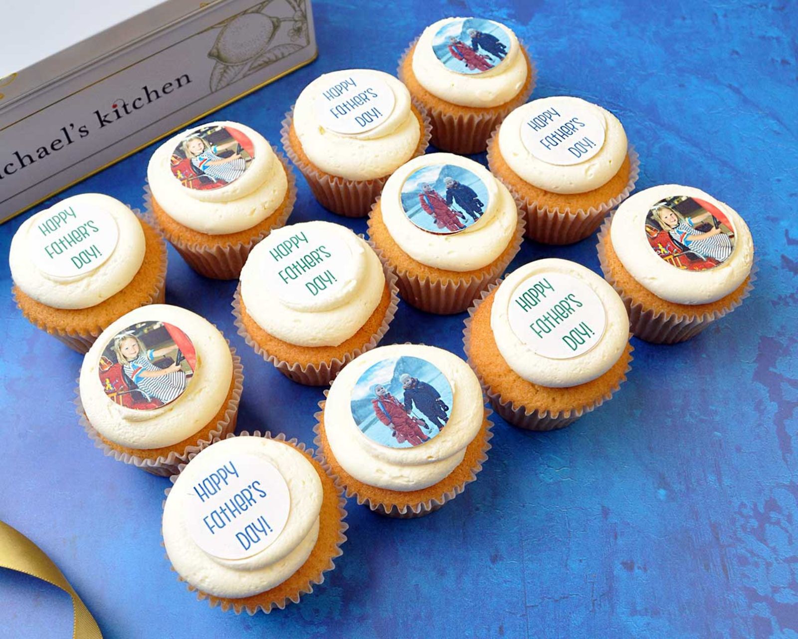 Photo and Message cupcakes 