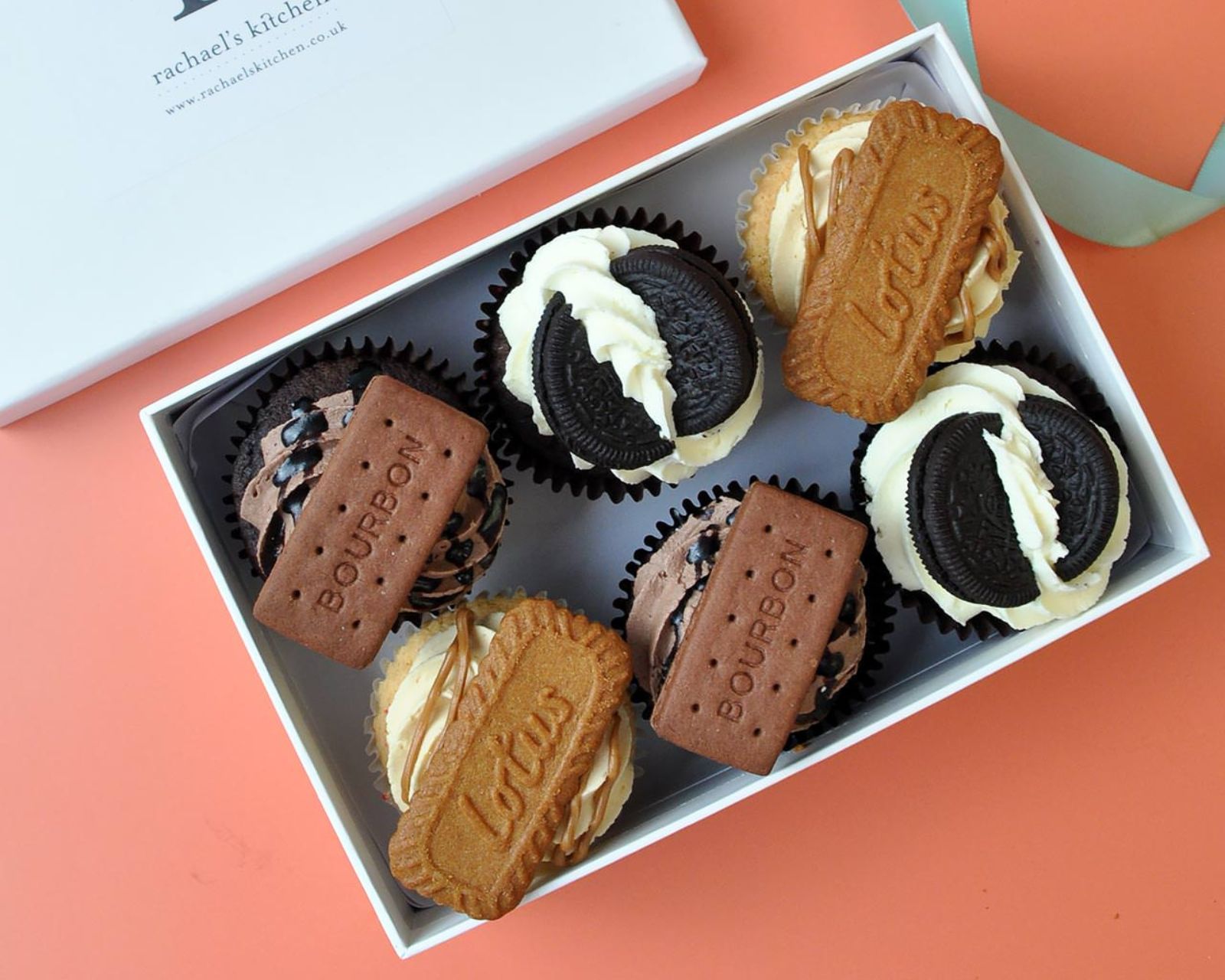 Vegan Biscuit Tin Cupcake Selection