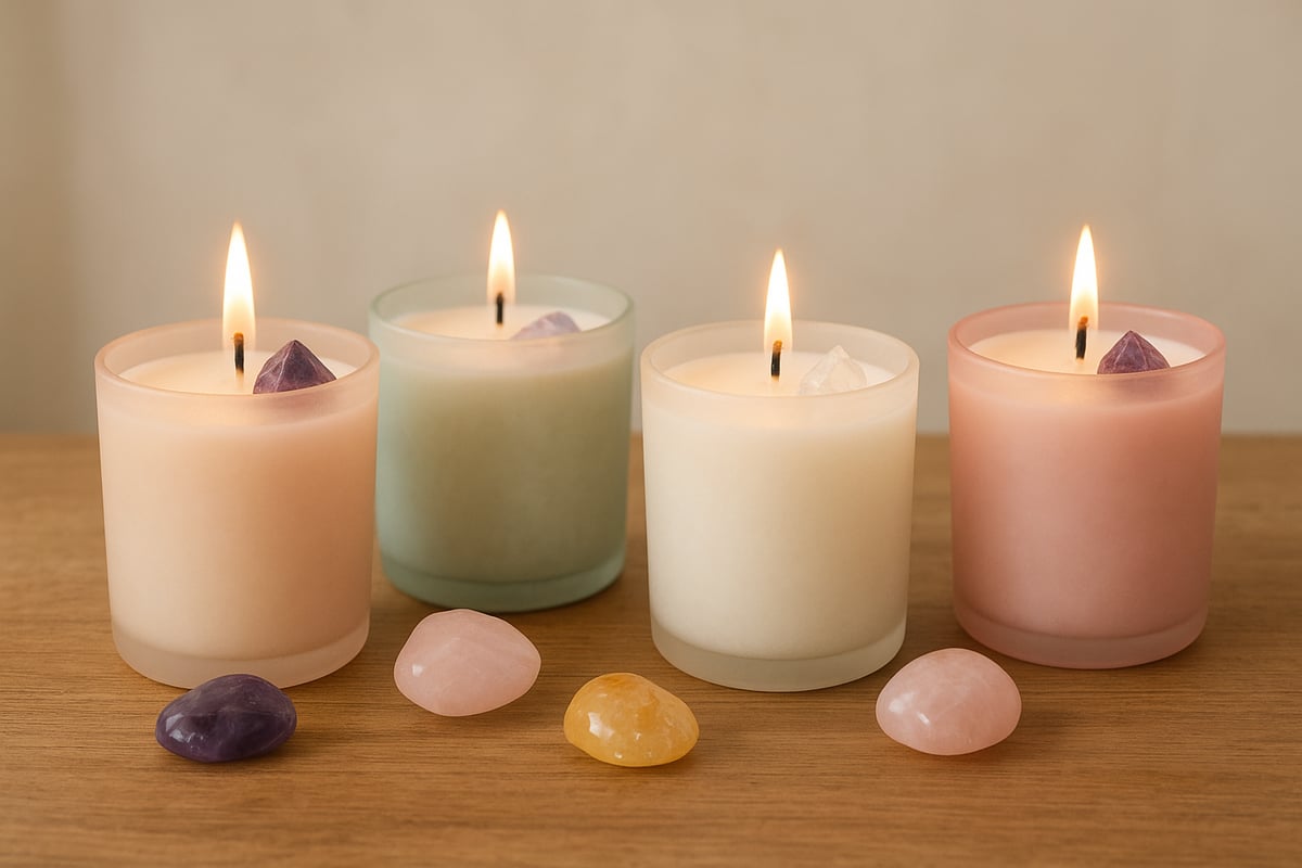 The Magical Benefits of Crystals in Candles