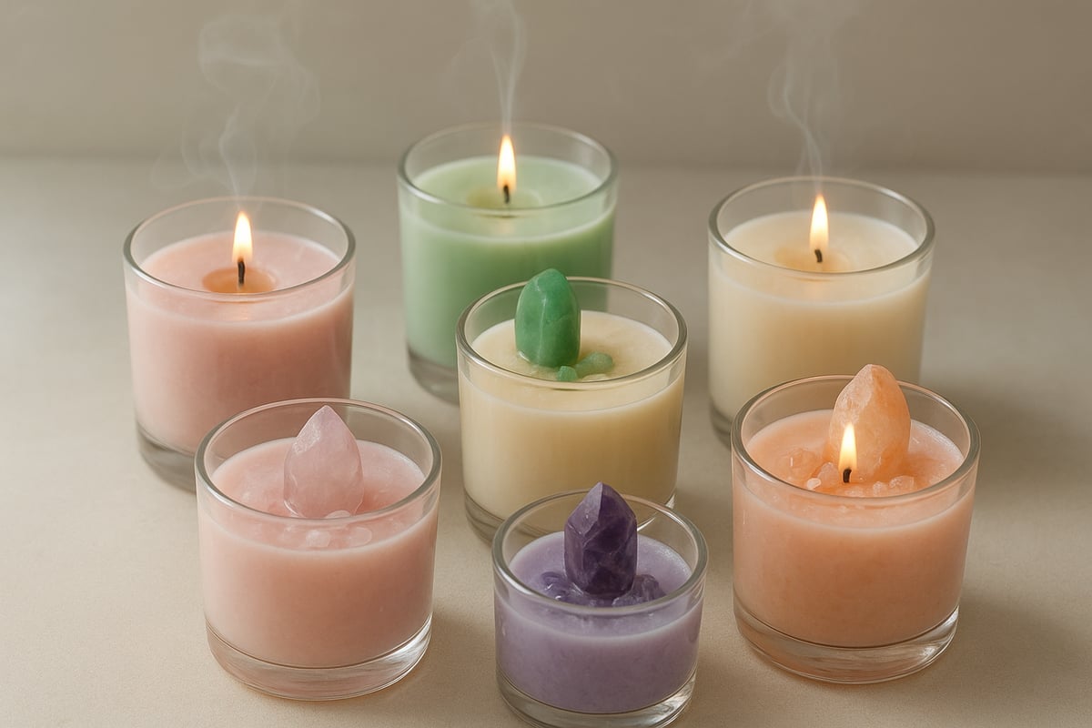 Top Crystals Used in Candle Making & Their Unique Powers