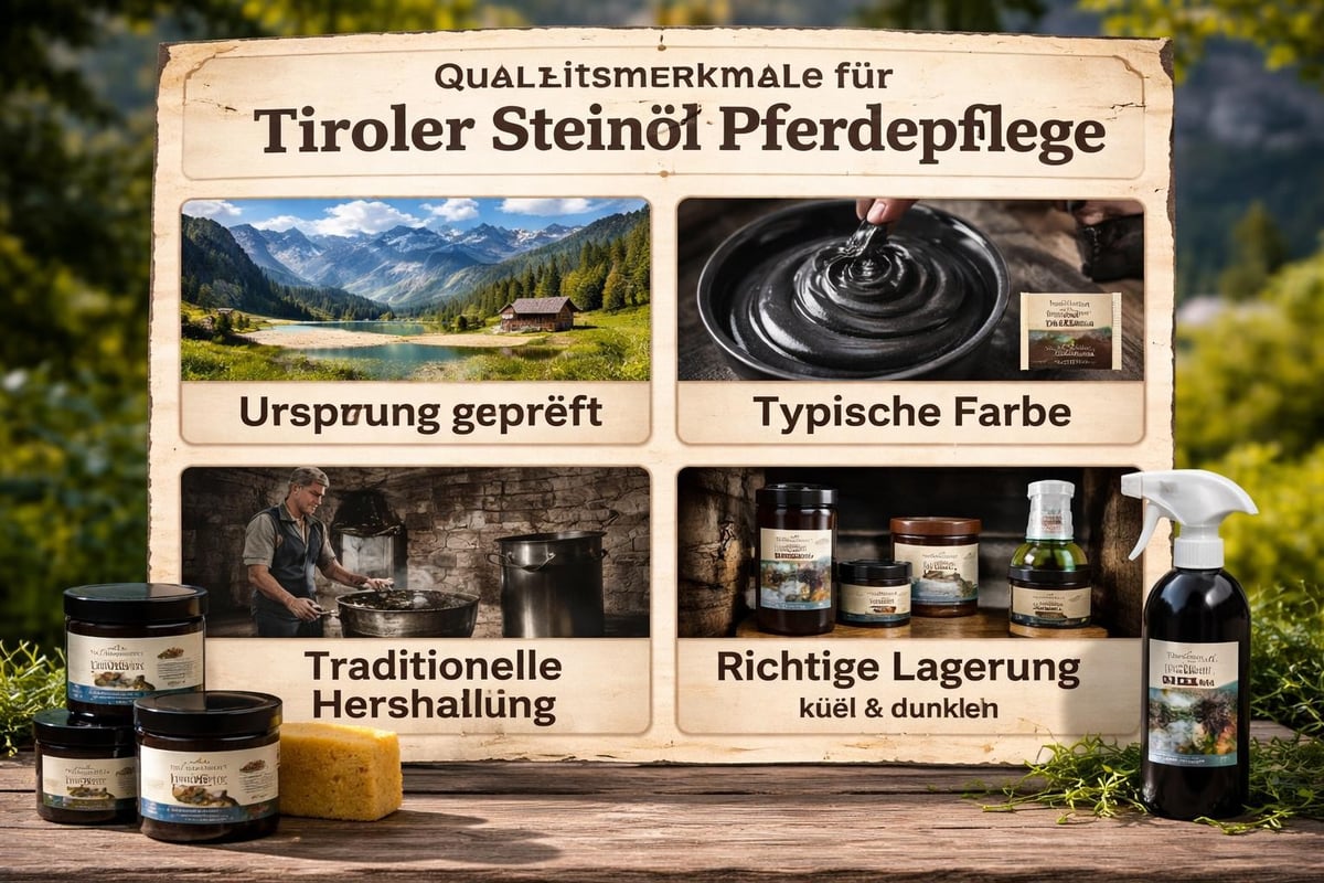 Steinöl Qualität