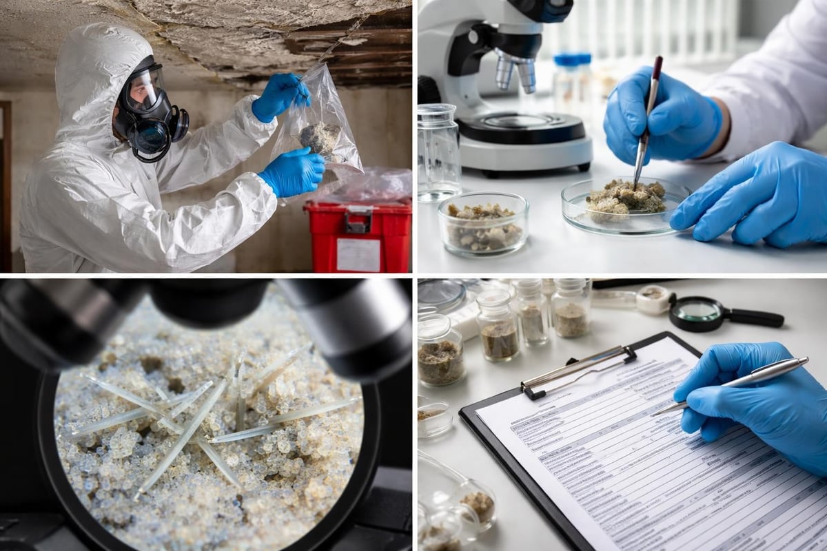Asbestanalyse im Labor