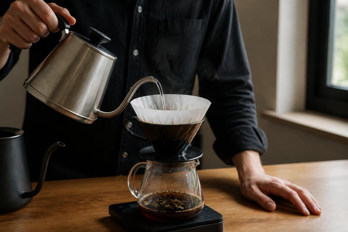 Brewing ritual with filters