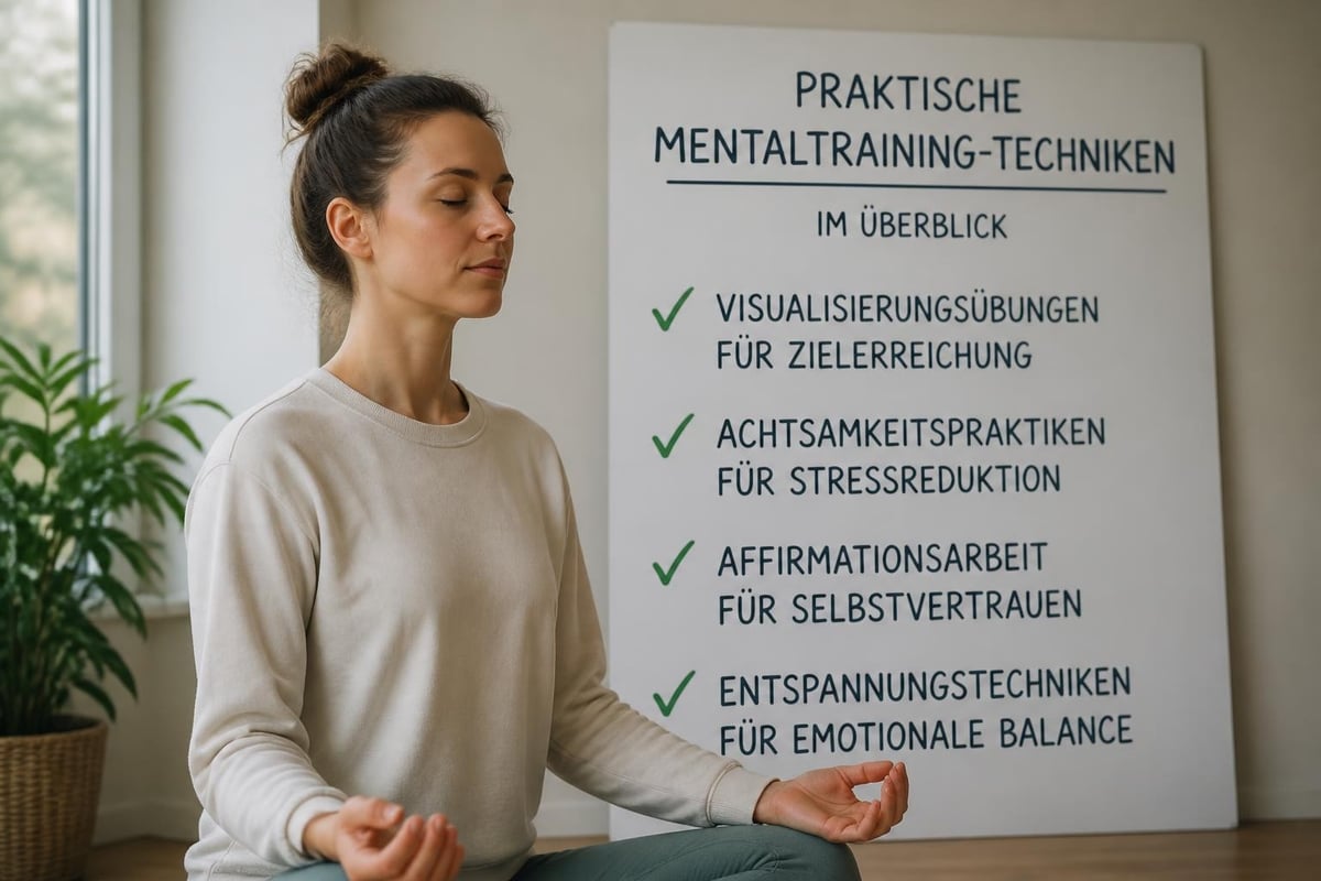 Mentaltraining Methoden