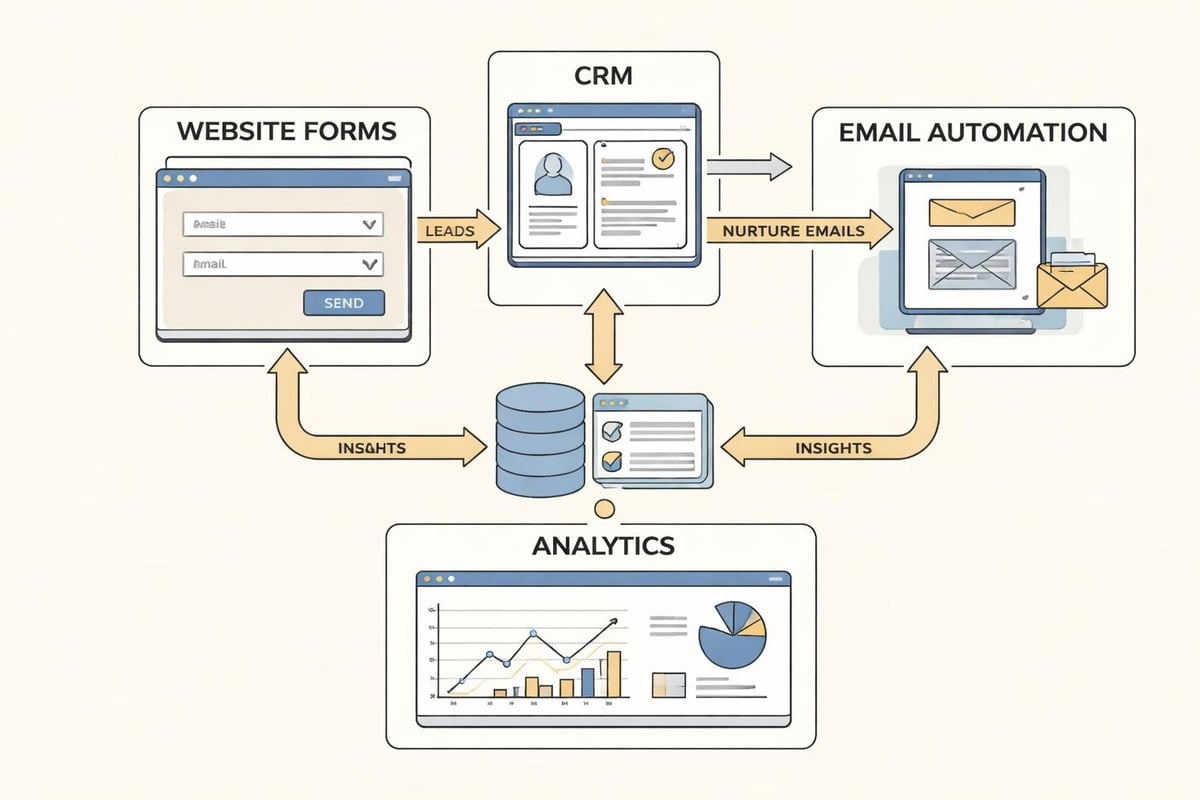 Marketing infrastructure ecosystem