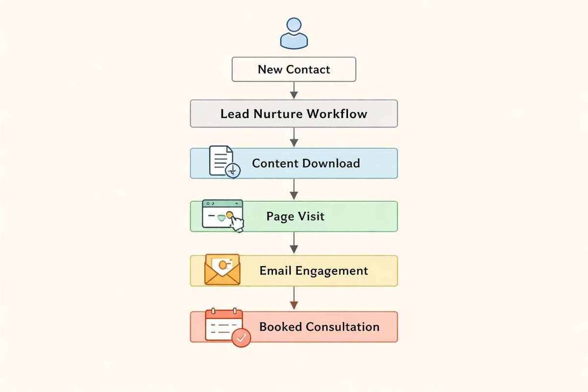 Email nurture workflow
