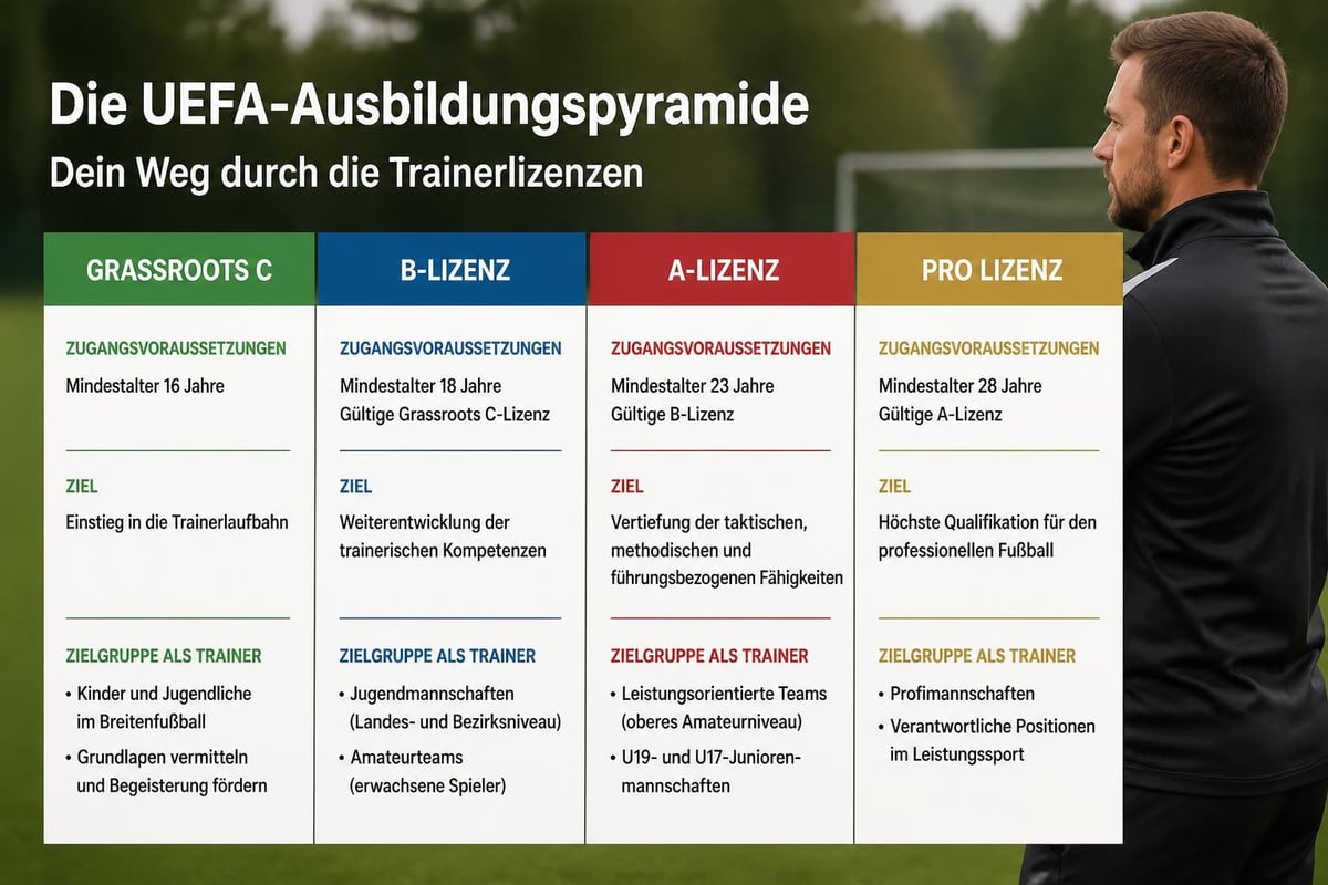 UEFA coaching licence hierarchy