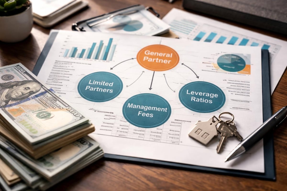 Real estate hedge fund capital structure