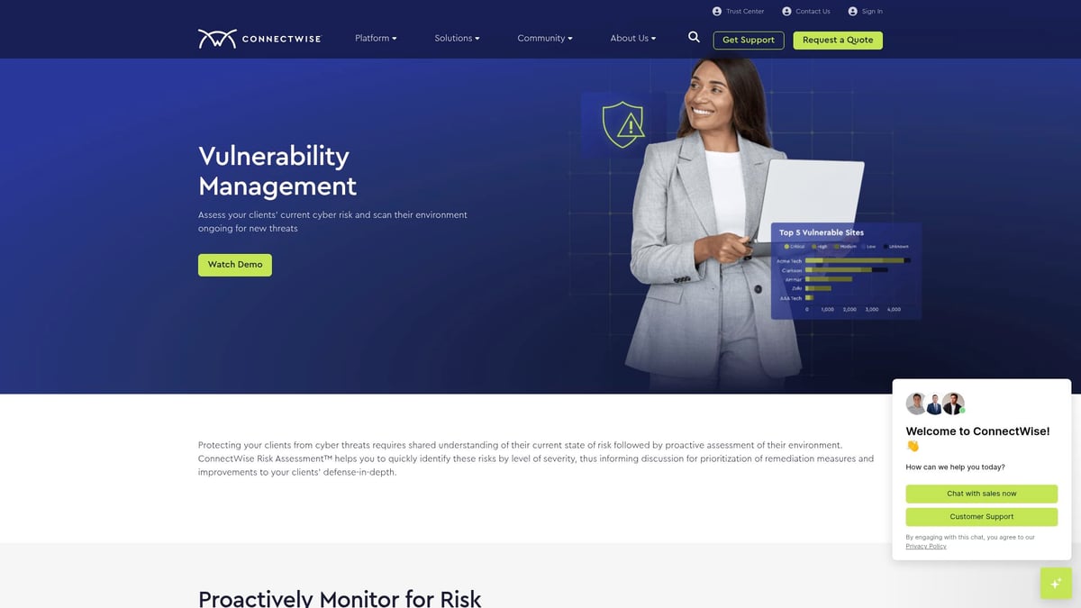 Top 7 Cyber Risk Assessment Tools To Secure Your Business 2026 - ConnectWise Identify
