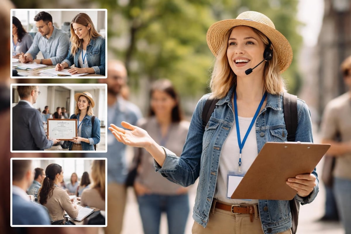 Tour guide training pathways