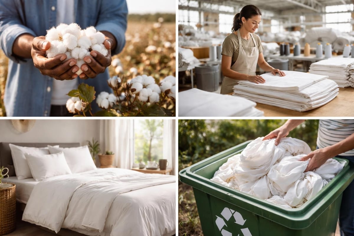 Sustainable bedding lifecycle