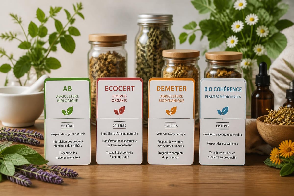 Certifications qualité plantes médicinales