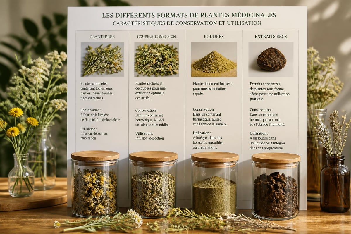 Formats plantes herboristerie