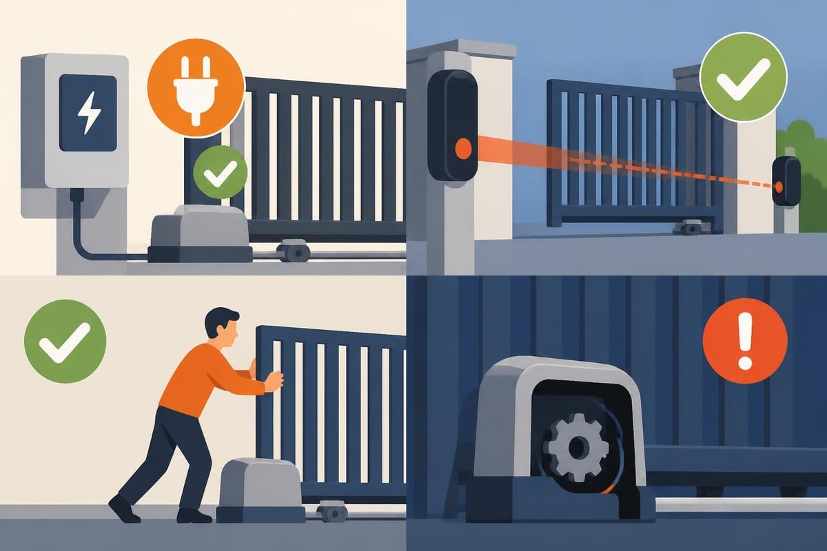 Gate Troubleshooting Flowchart
