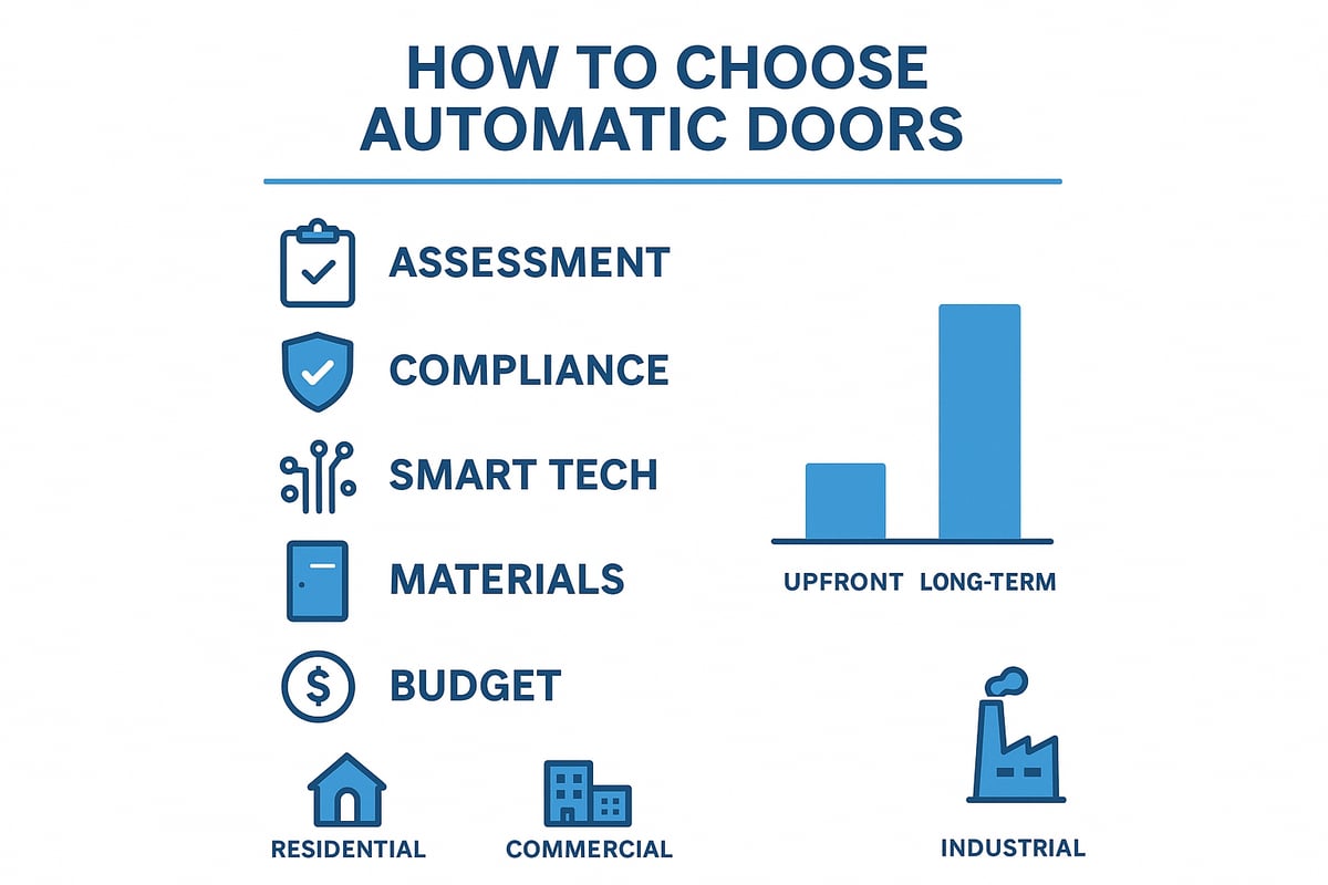 How to Choose the Right Automatic Door in 2026