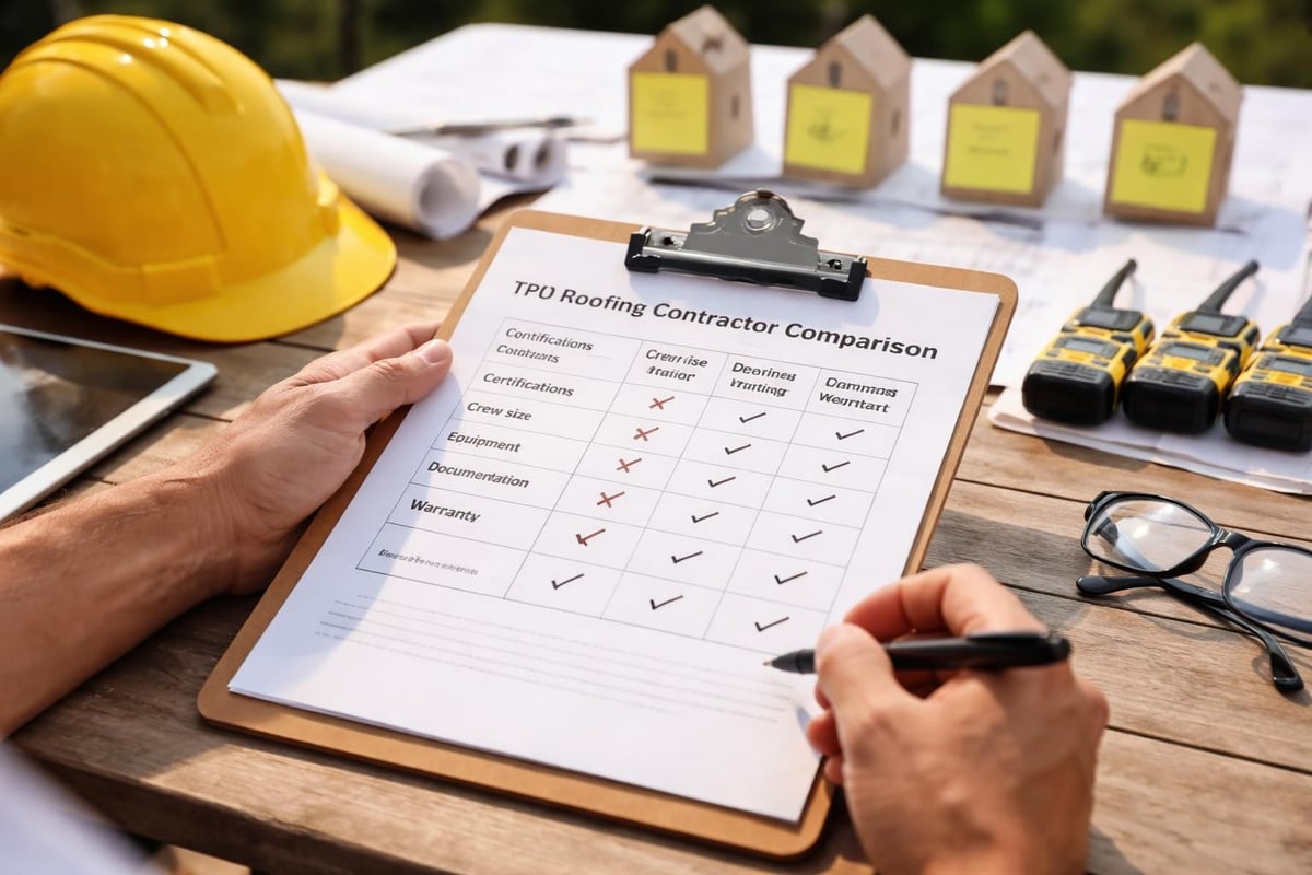 TPO contractor evaluation criteria