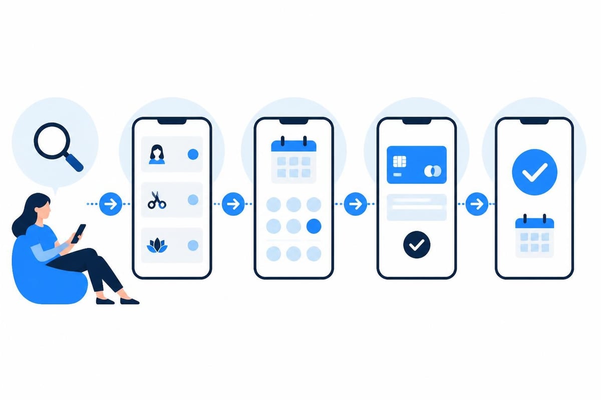 Booking conversion funnel