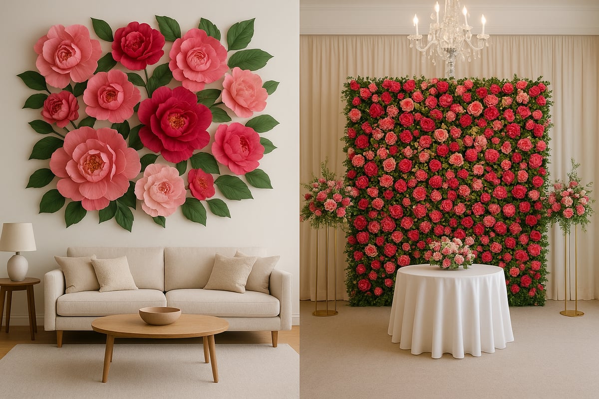 Inspiration: Real-Life Transformations with Big Flower Wall Decor