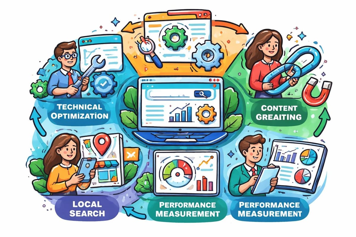 Website SEO service components
