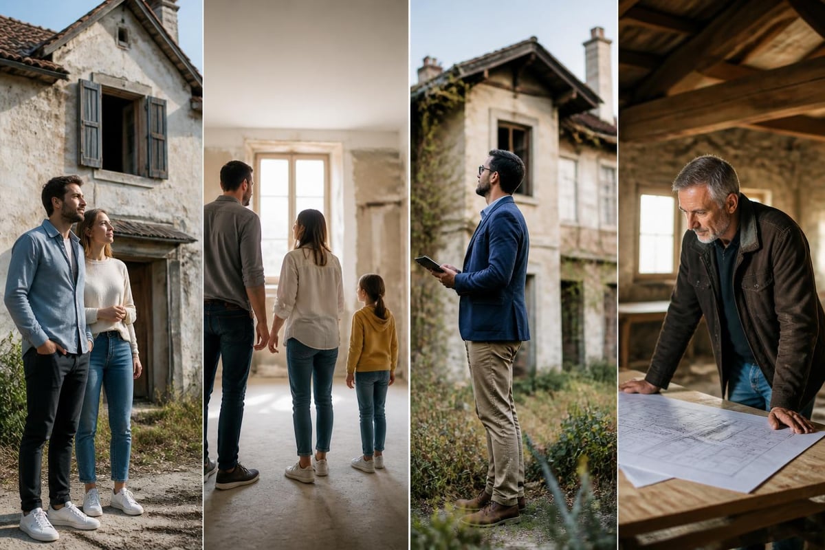 Profils d'acheteurs de maisons à rénover