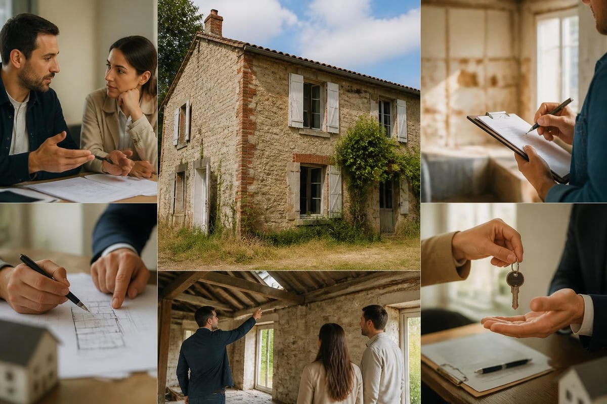 Processus de négociation et vente d'une maison à rénover