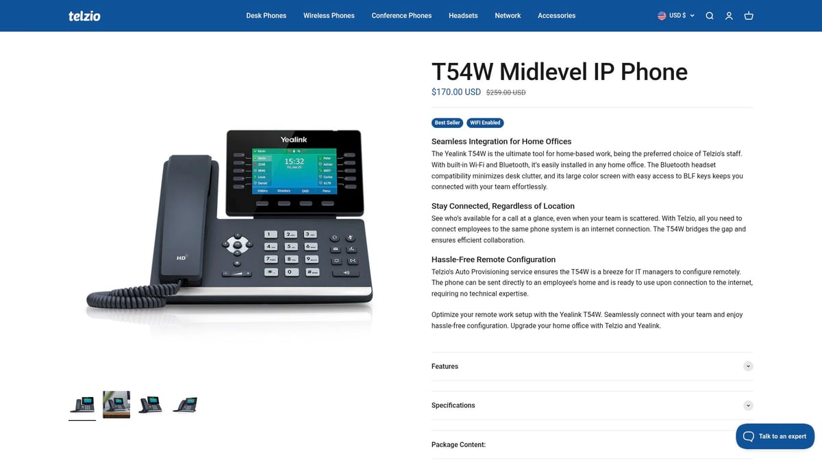 Top 7 Best VoIP Phone Picks for 2025 - Yealink T54W
