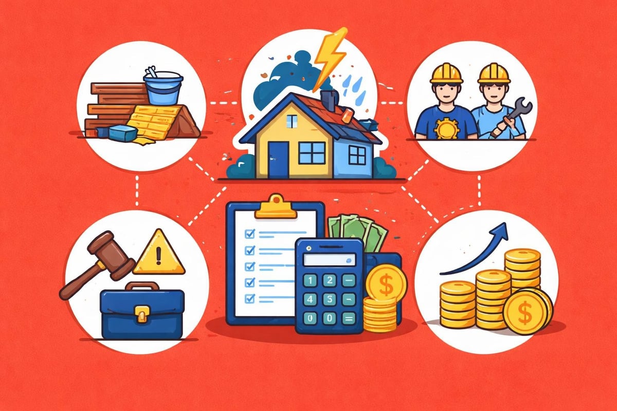 Insurance settlement components