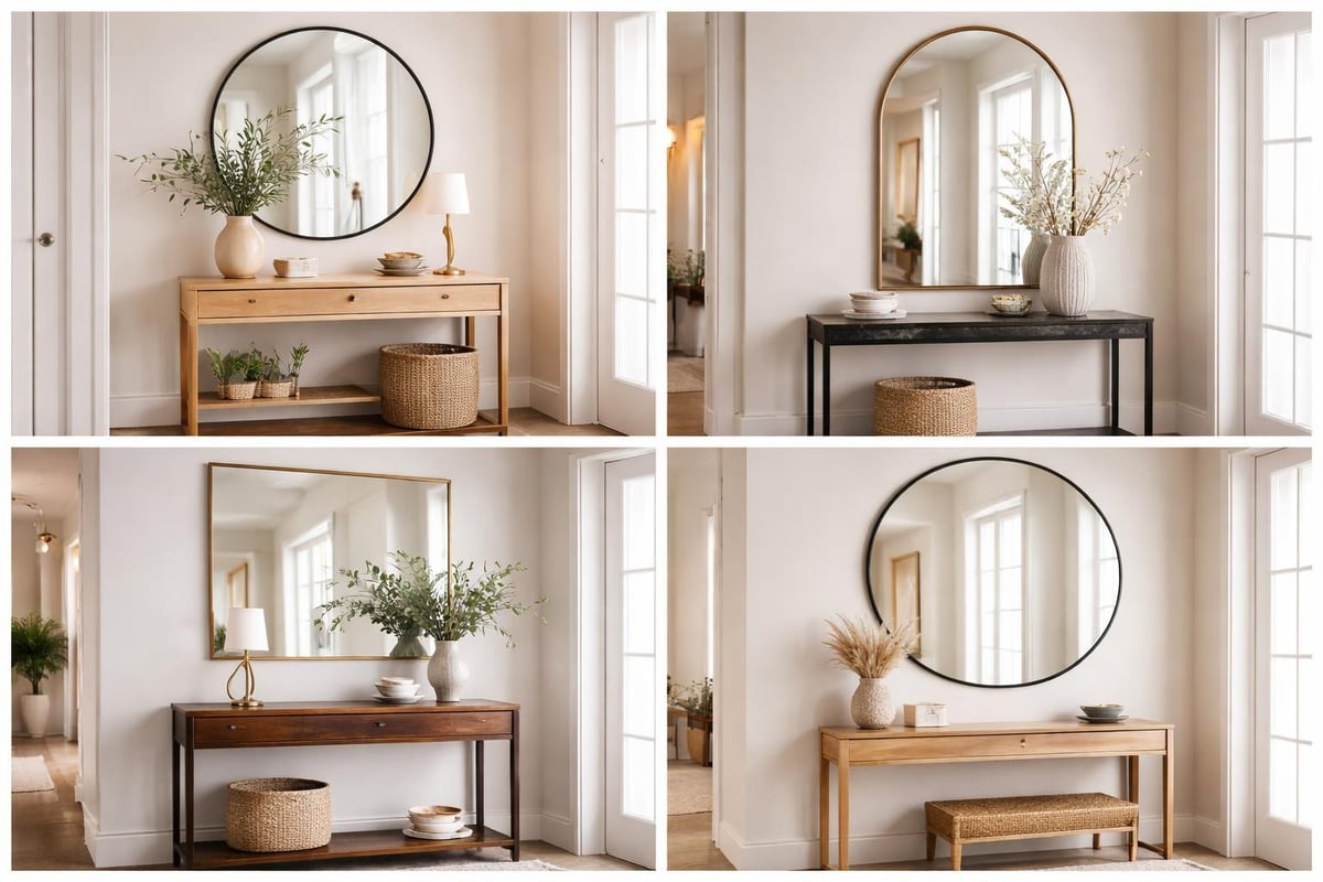 Mirror and console combinations