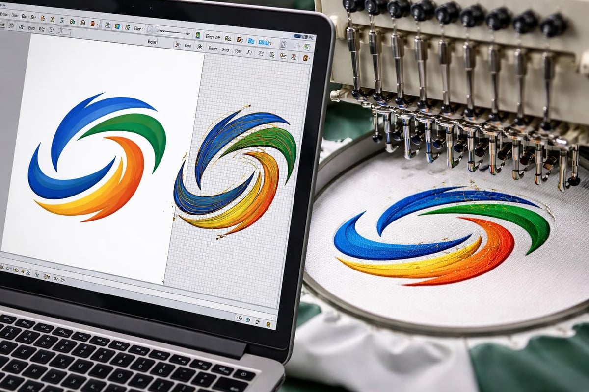 Embroidery digitization process