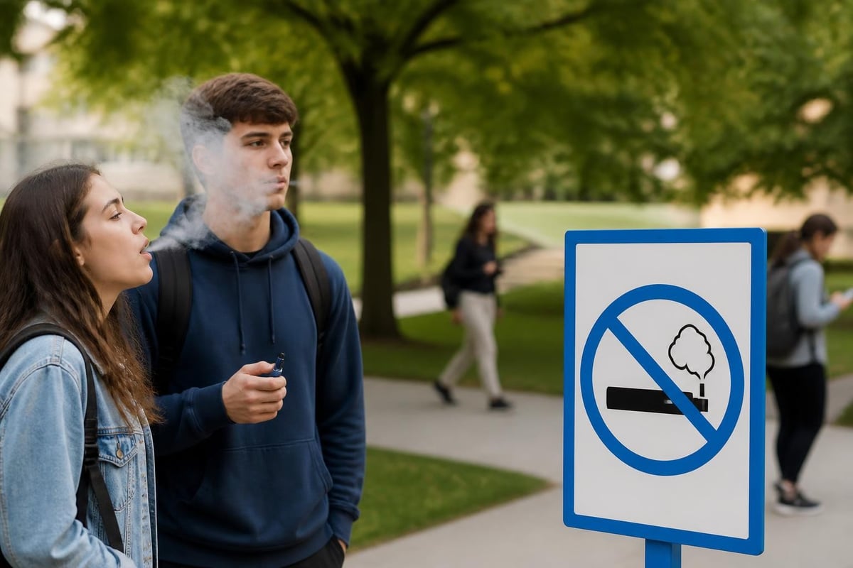 College vaping policy framework
