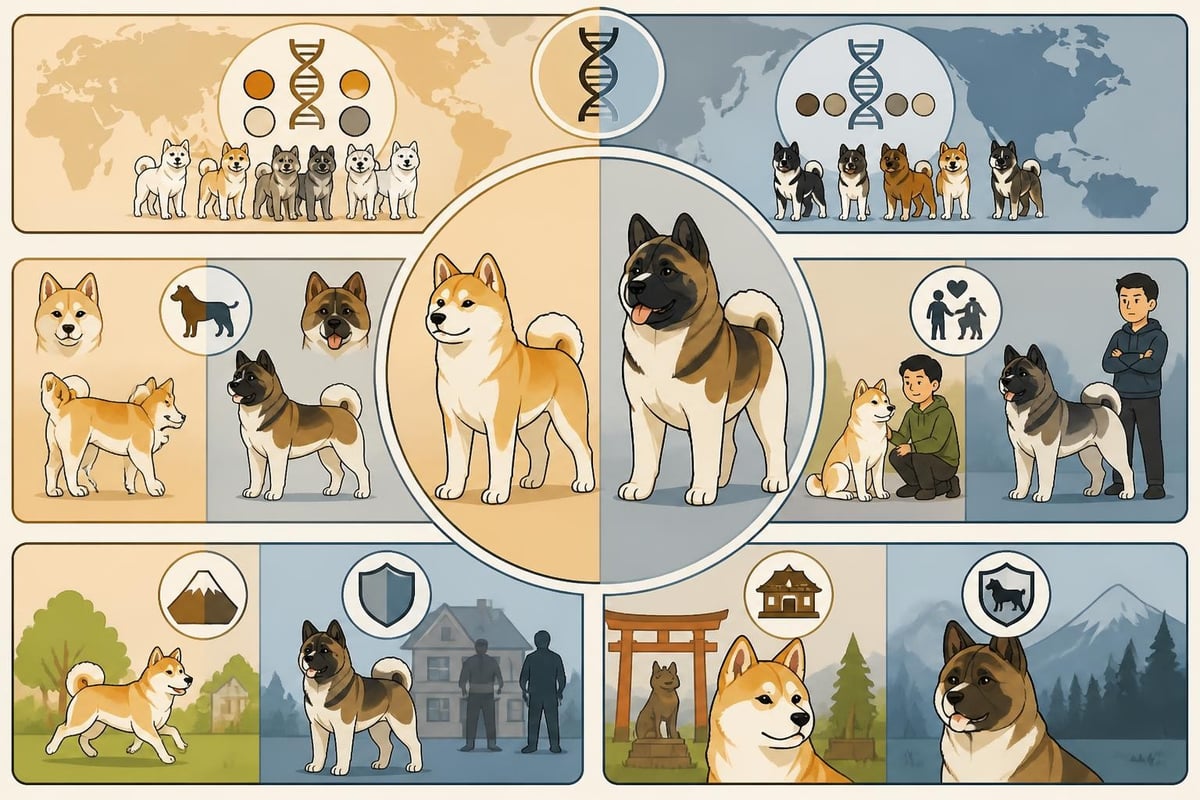 Akita diversiteit concept