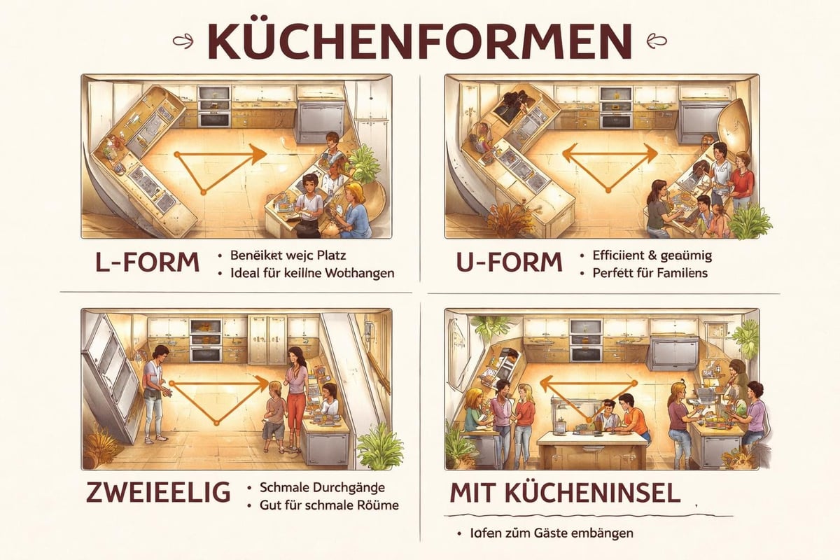 Küchenformen Vergleich