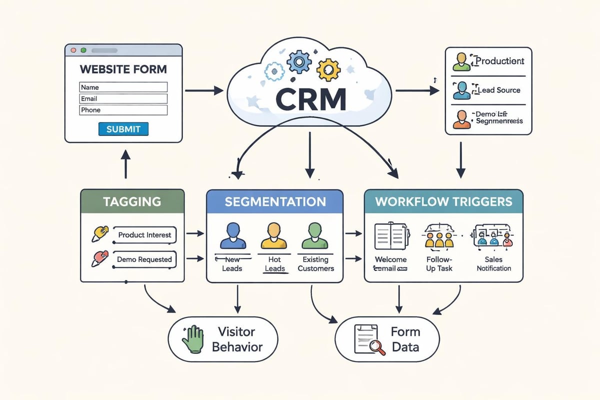 CRM integration workflow