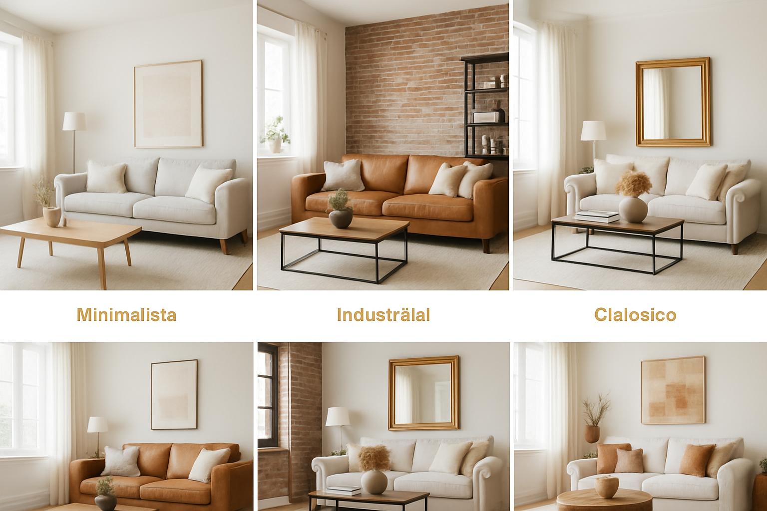 Estilos de diseño de interiores: características y ejemplos