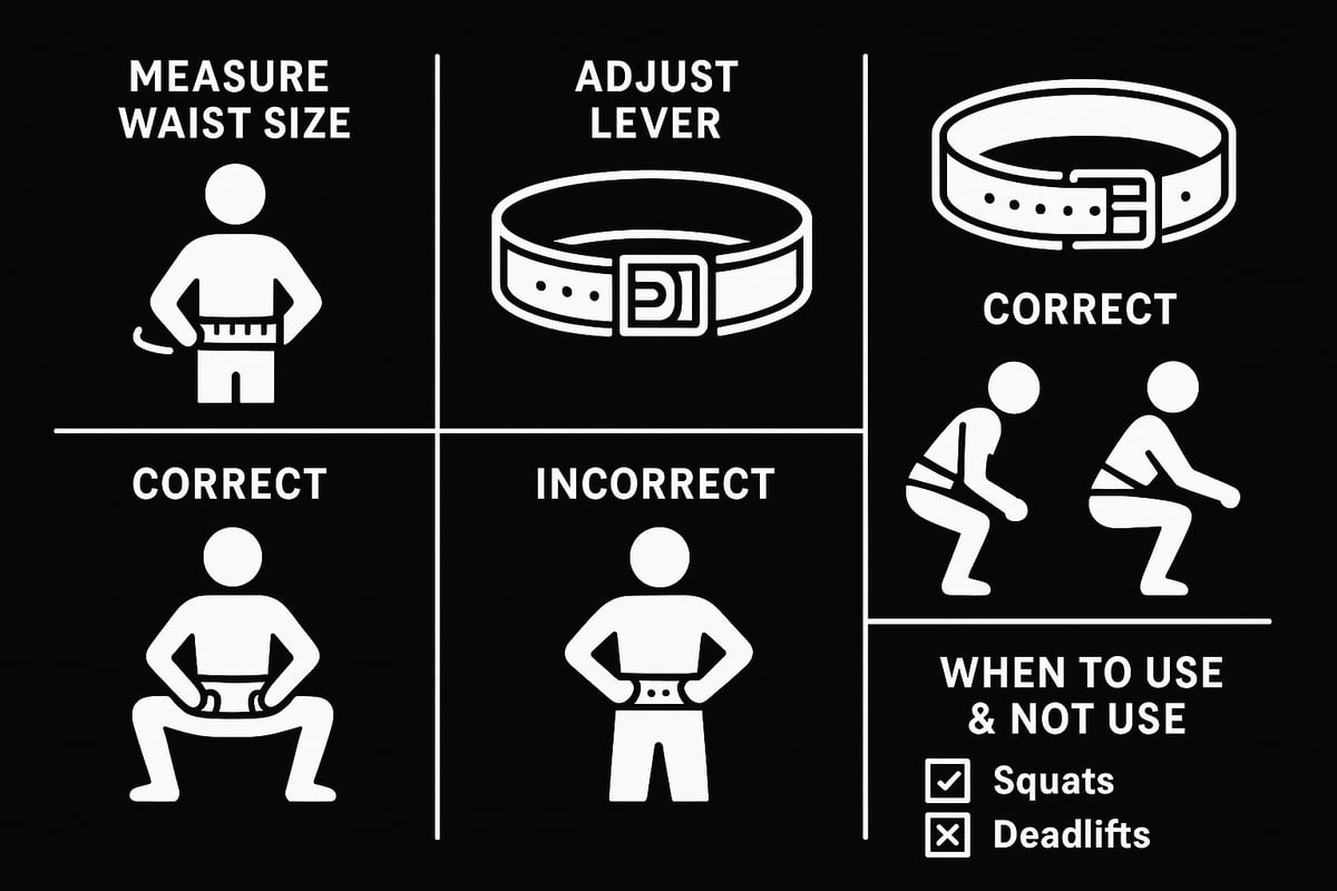 Step-by-Step Guide: How to Use Your Katamu Lifting Belt Properly