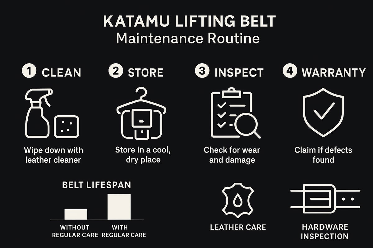 Maintenance & Care: Keeping Your Katamu Belt in Top Shape