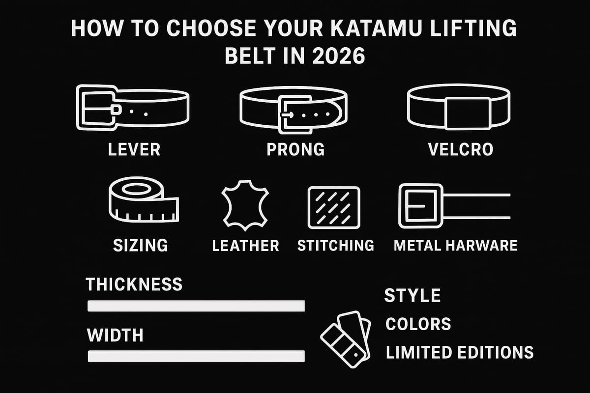 Choosing the Right Katamu Lifting Belt for Your Needs