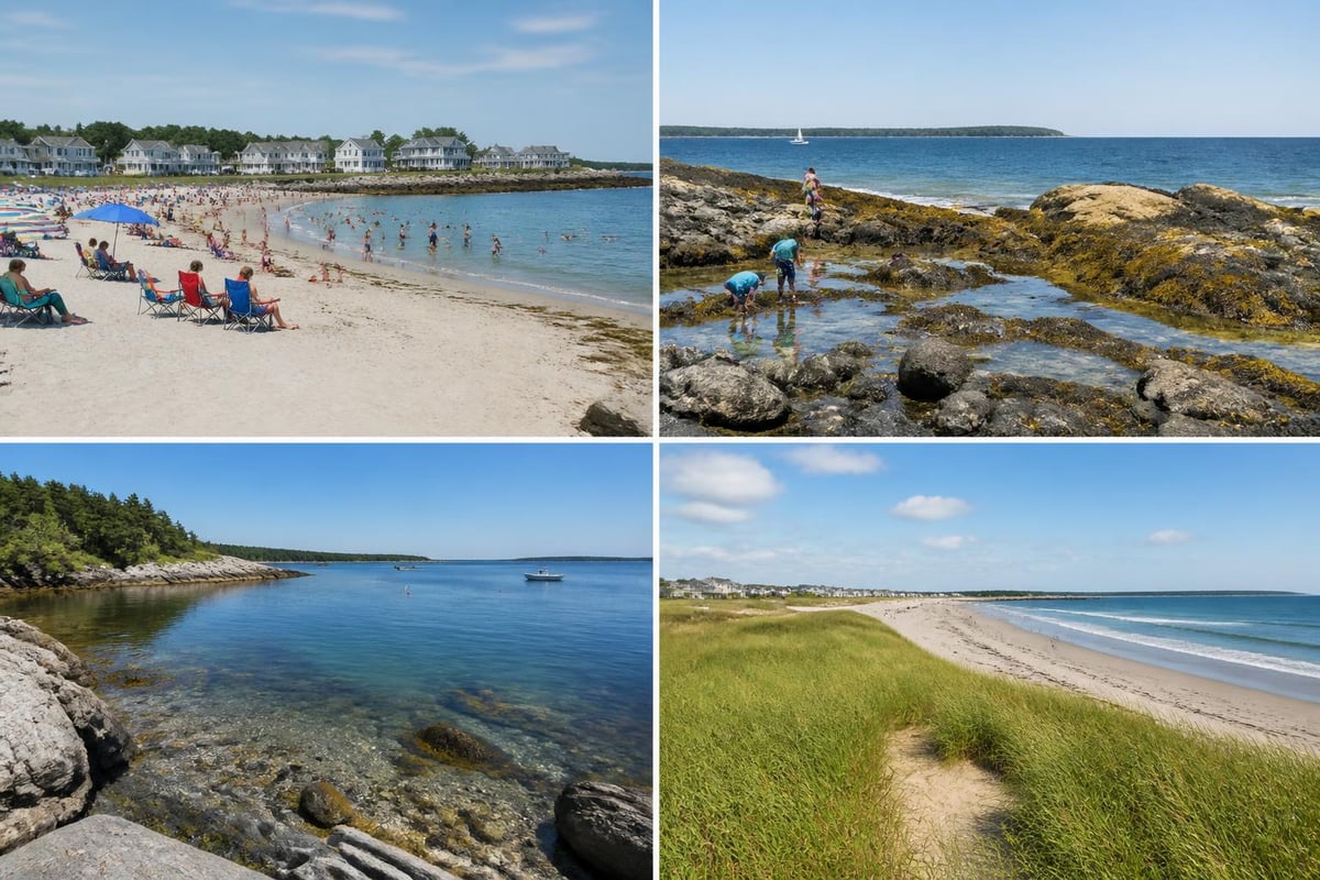 Types of beaches in Maine